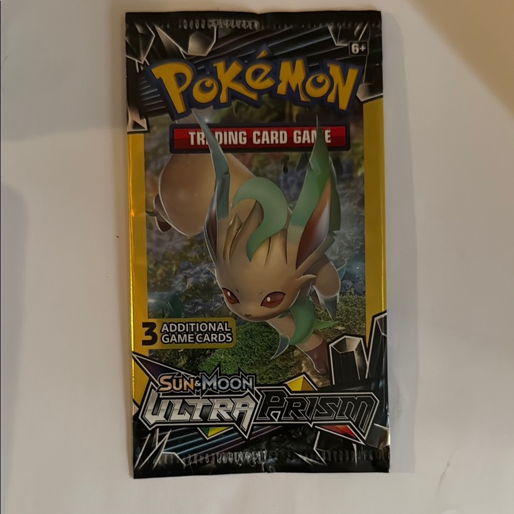 Pokemon Sun & Moon Ultra Prism Trading Card Pack - Yellow and Black